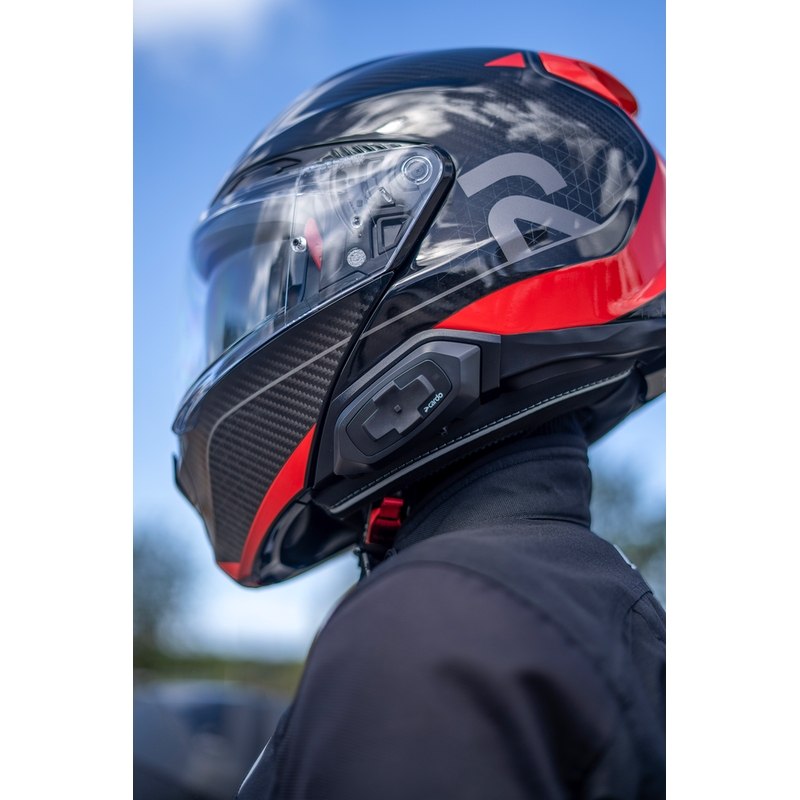 Interkom na motorku Cardo HJC Packtalk černý