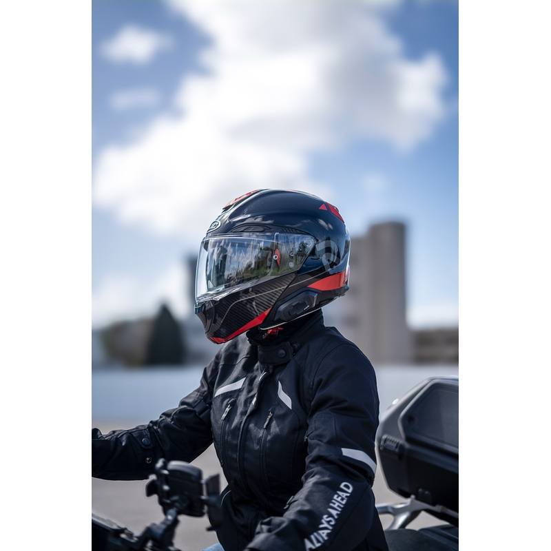 Interkom na motorku Cardo HJC Packtalk černý