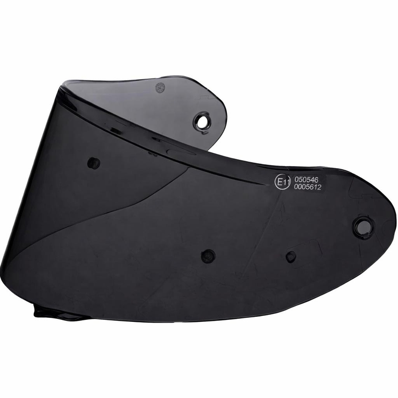 Plexi pro helmy na motorku ZED XD1 s přípravou pro folii FogCity tmavě kouřové