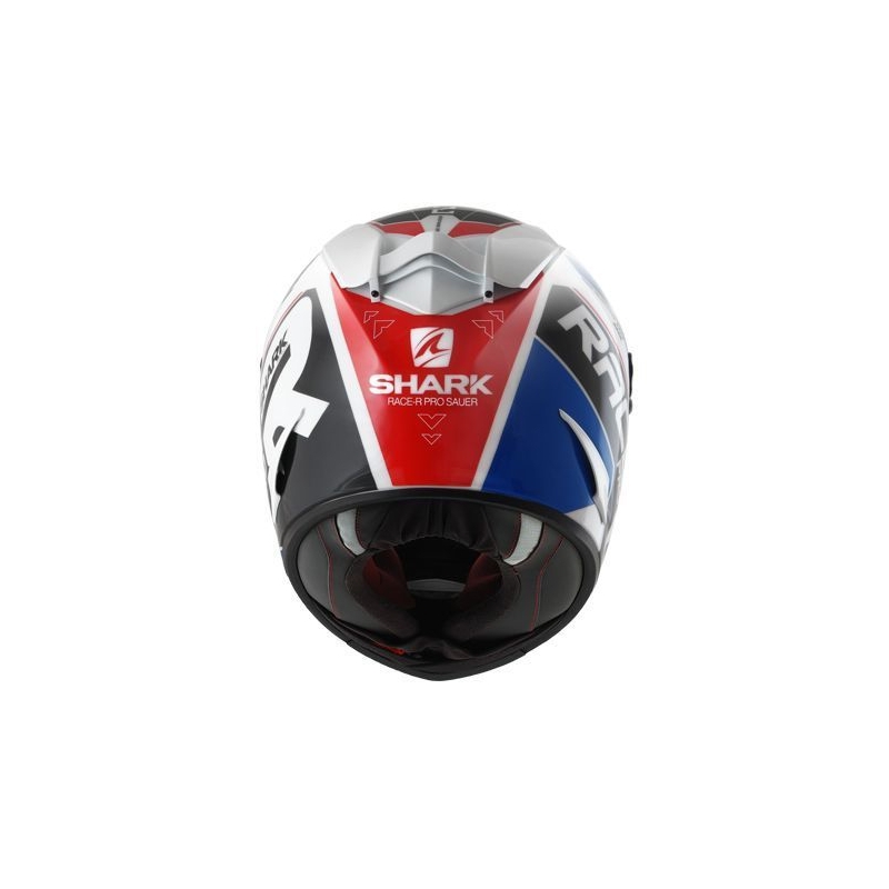 Integrált sisak SHARK RACE R-PRO Sauer fehér-kék-piros