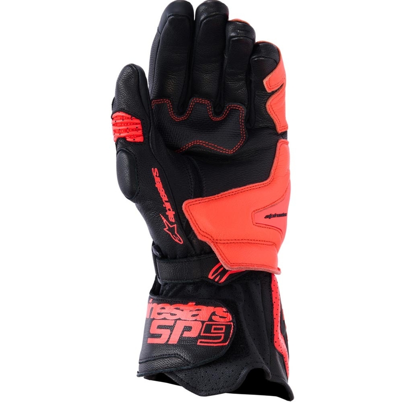 Alpinestars SP-9 motoros kesztyű fekete-fluo piros