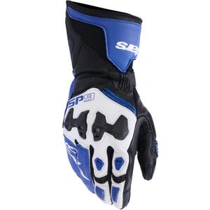 Rukavice na motorku Alpinestars SP-9 modro-bílo-černá
