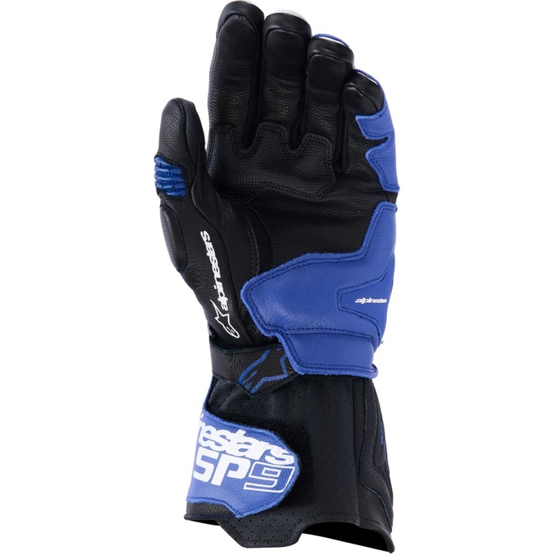 Alpinestars SP-9 motoros kesztyű kék-fehér-fekete