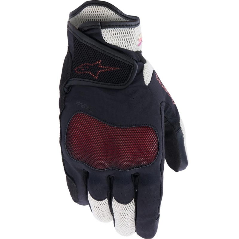 Alpinestars Stella Mogress Airflow női motoros kesztyű bézs-fekete-rózsaszín