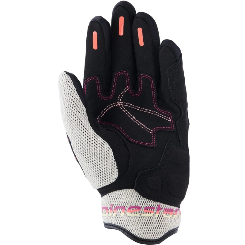 Alpinestars Stella Mogress Airflow női motoros kesztyű bézs-fekete-rózsaszín