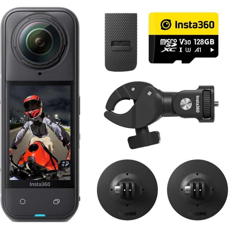 Insta360 X5 Motorcycle Bundle akciókamera fekete