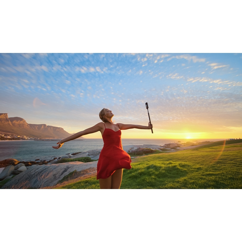 Insta360 X5 akciókamera fekete