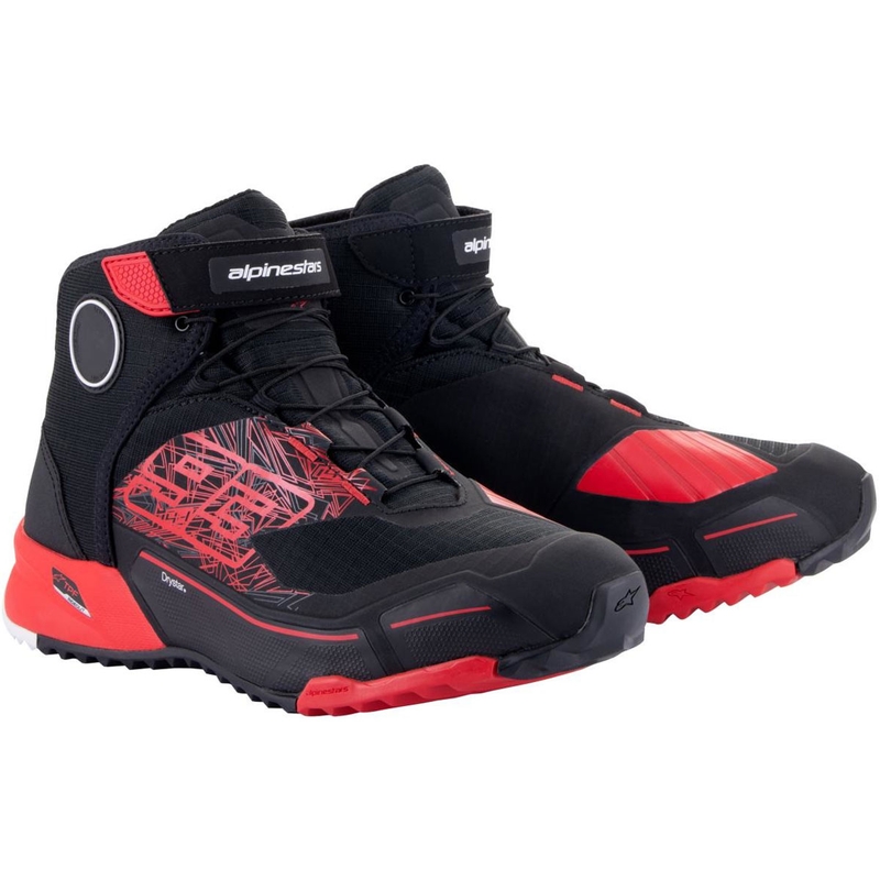 Alpinestars CR-X Drystar MM93 kollekció motoros cipő fekete-piros