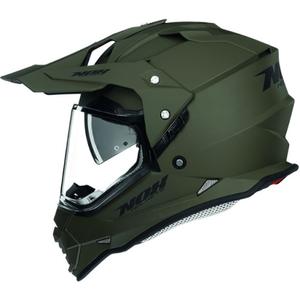 Enduro přilba NOX N312 zelená matná 2 - II. jakost