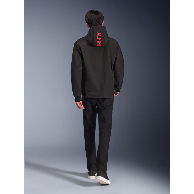 Alpinestars RADIUM TECH HOODIE motoros pulóver fekete-piros