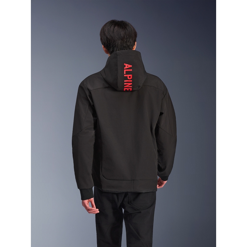 Alpinestars RADIUM TECH HOODIE motoros pulóver fekete-piros