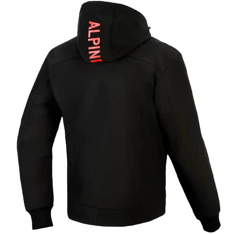 Alpinestars RADIUM TECH HOODIE motoros pulóver fekete-piros