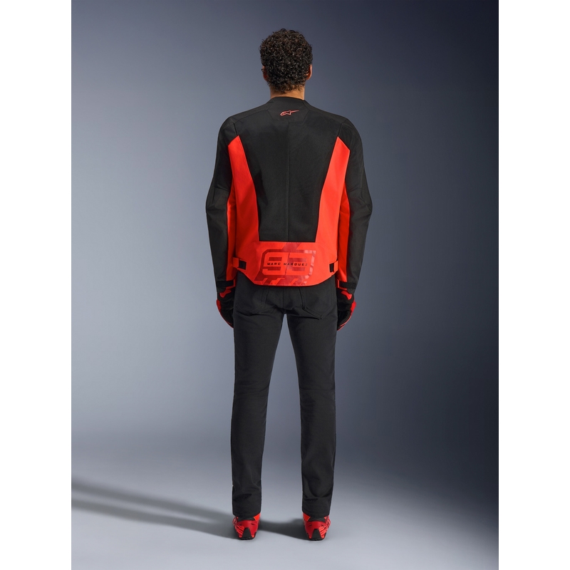 Alpinestars C-1 AIR MM93 kollekció motoros kabát fluo piros-piros-fekete