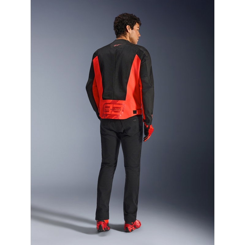 Alpinestars C-1 AIR MM93 kollekció motoros kabát fluo piros-piros-fekete