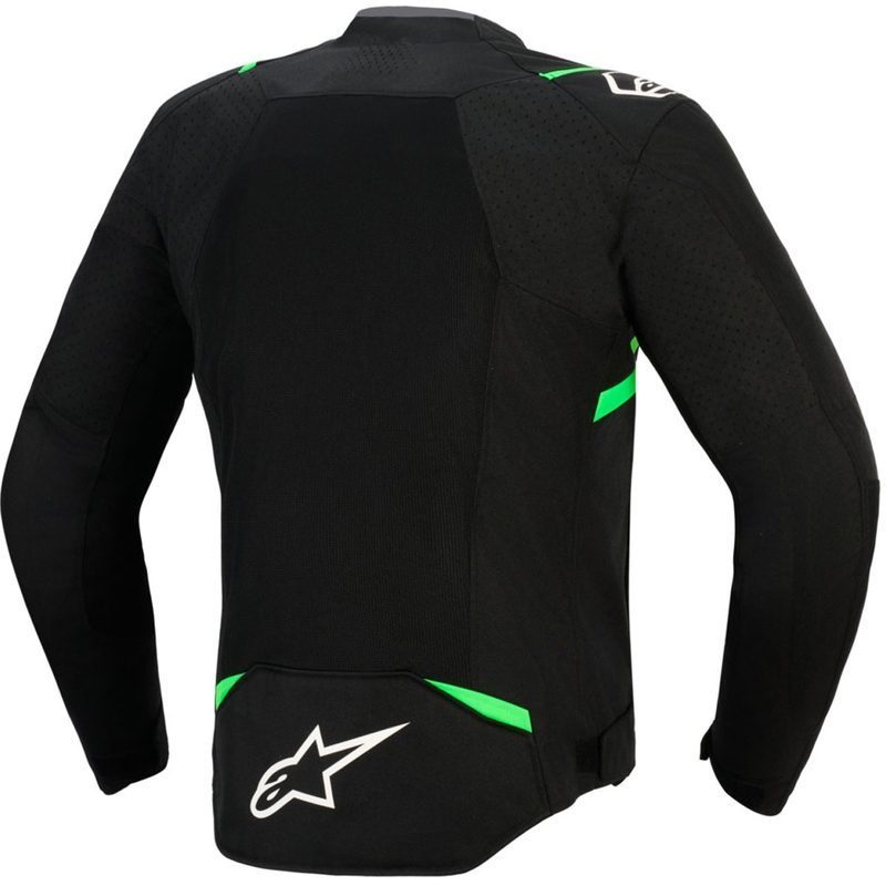 Alpinestars T-SPS Air V2 motoros kabát fekete-fluo zöld