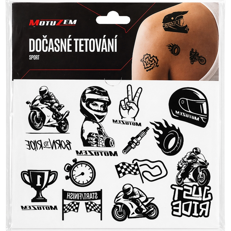 Dočasné tetování MotoZem Sport