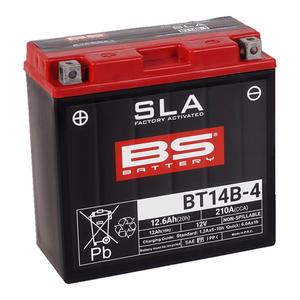 Gyárilag aktivált akkumulátor BS-BATTERY BT14B-4 (YT14B-4) SLA - II. minőség