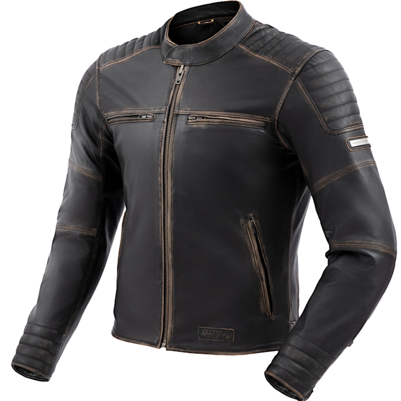 Rebelhorn Hunter II motoros bőrkabát barna - II. minőség
