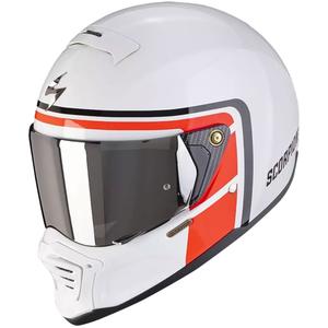 Scorpion EXO-HX1 NOSTALGIA motoros bukósisak fehér-piros-fekete - II. minőség