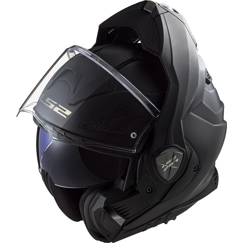 LS2 FF901 Advant X Solid hátrahajtható állú bukósisak fekete matt - II. minőség