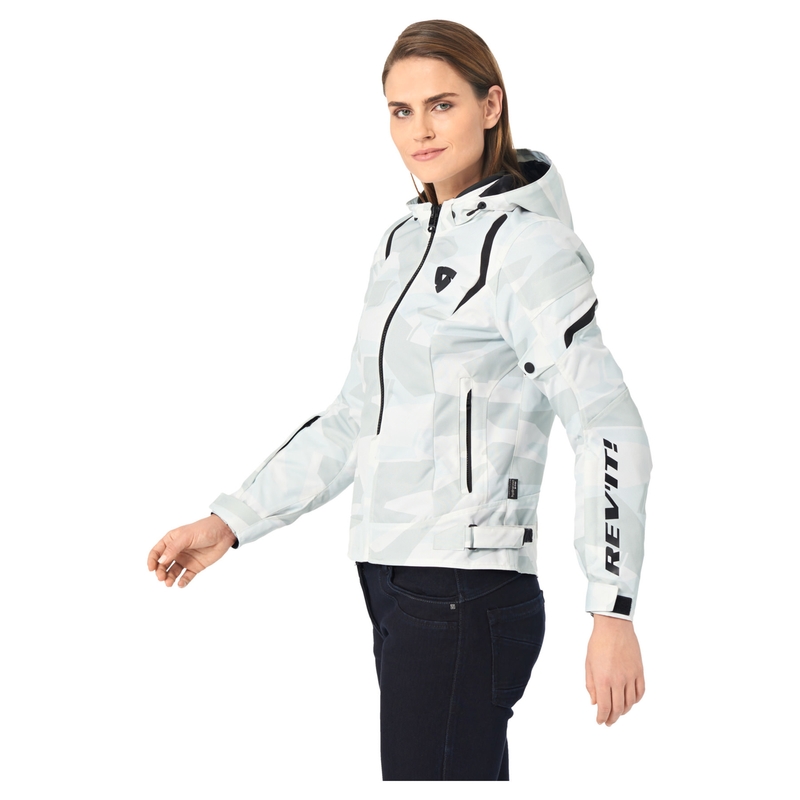 Revit Flare 2 női motoros kabát szürke-fehér - II. minőség