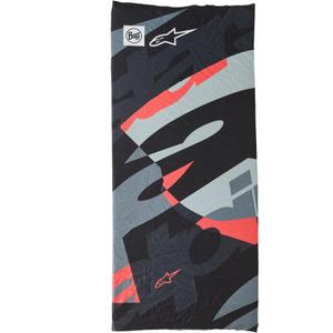Nákrčník Alpinestars BUFF Mogress camo-černo-flou červeno-šedý