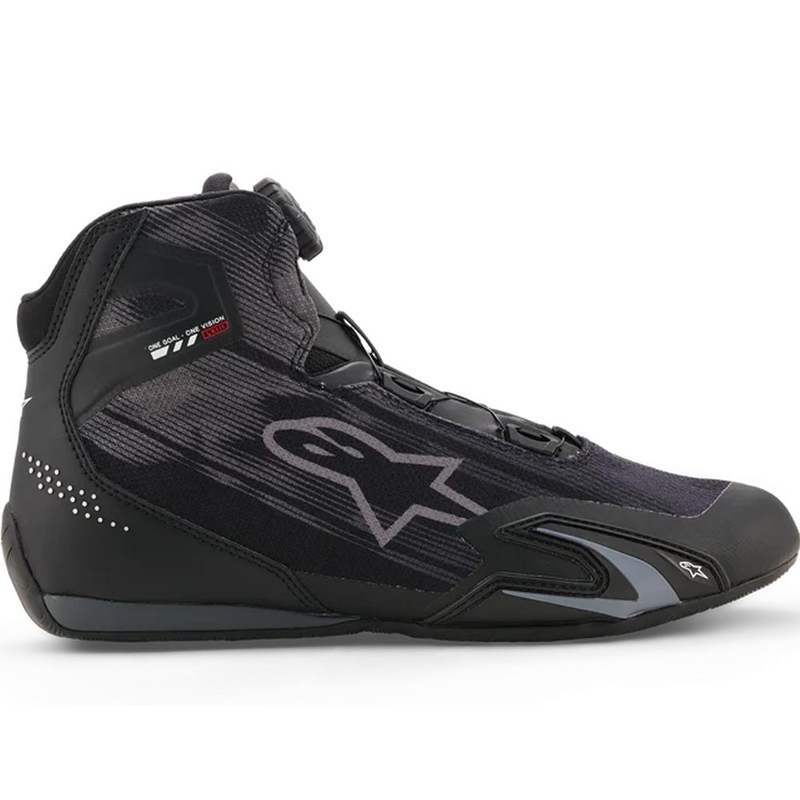 Alpinestars Celer Vented motoros cipő fekete-sötétszürke
