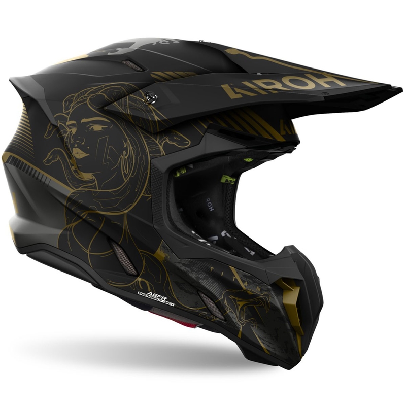 Airoh Twist 3 Titan motokrossz sisak matt