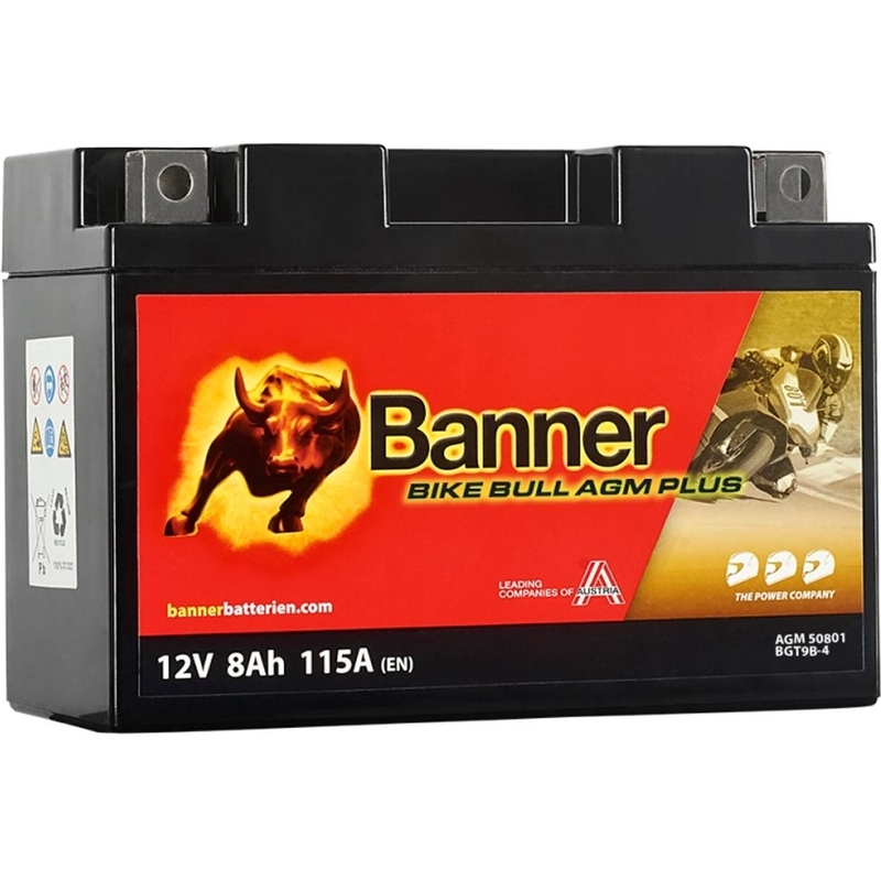 Banner Bike Bull AGM PLUS AGM PLUS 508 01 / BGT9B-4 - GT9B-4 AMG akkumulátor