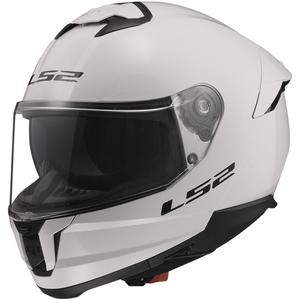 LS2 FF808 Stream II zárt motoros bukósisak fényes fehér