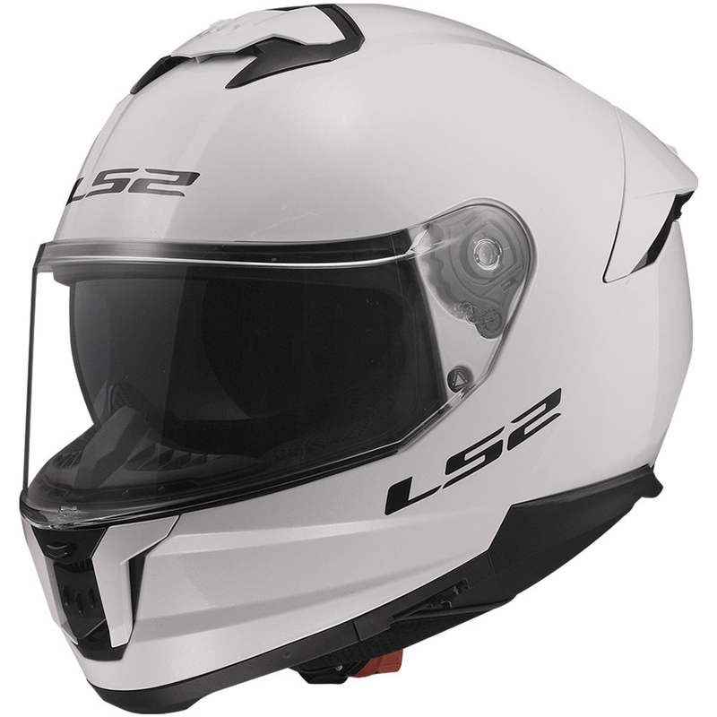LS2 FF808 Stream II zárt motoros bukósisak fényes fehér