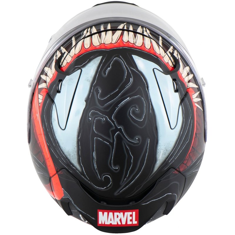 HJC RPHA 12 Venom 3 Marvel zárt motoros bukósisak fekete-piros