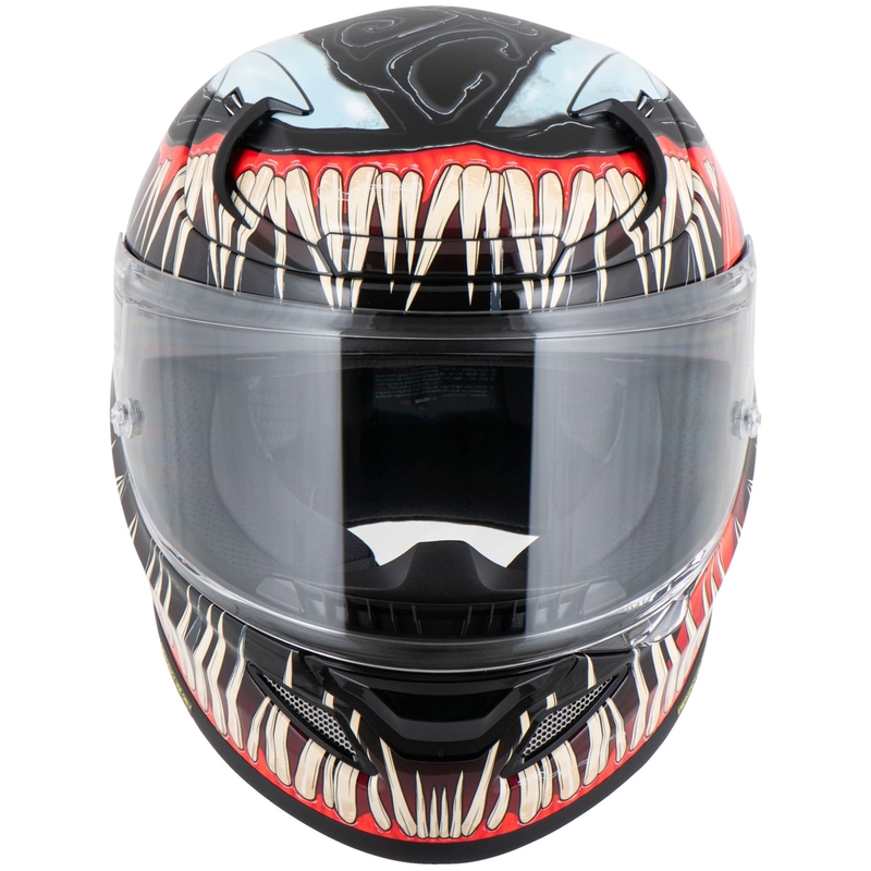 HJC RPHA 12 Venom 3 Marvel zárt motoros bukósisak fekete-piros