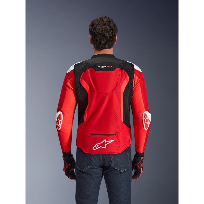 Alpinestars T-GP AIR motoros kabát piros-fluo piros-fehér-fekete