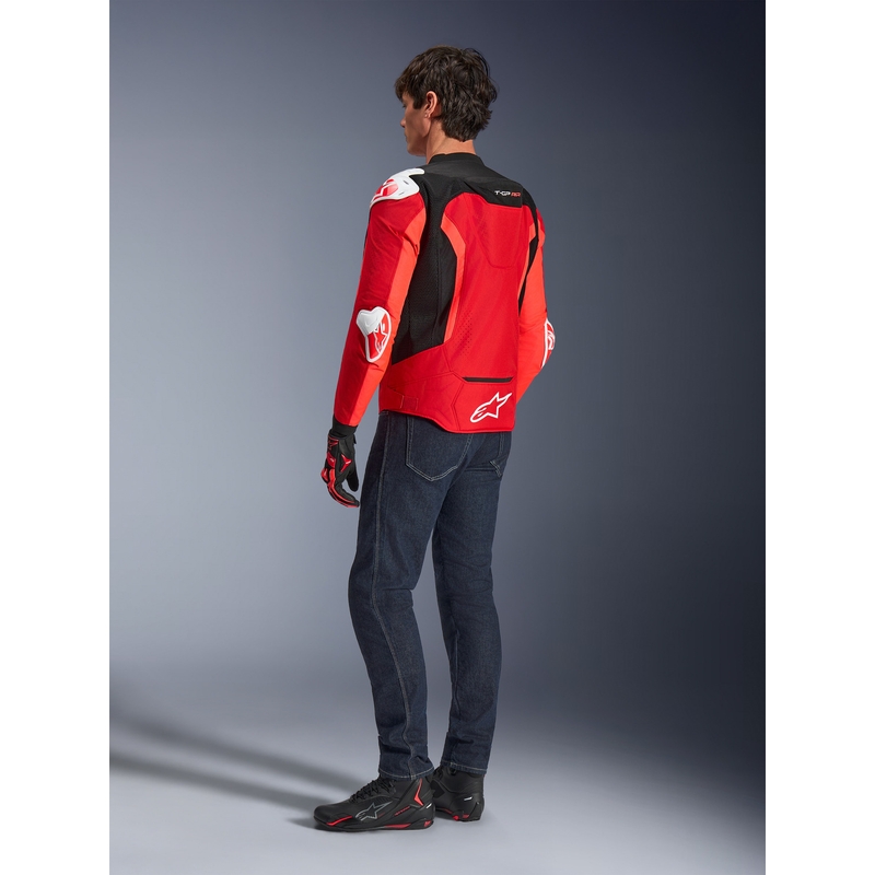 Alpinestars T-GP AIR motoros kabát piros-fluo piros-fehér-fekete