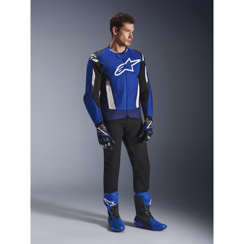Alpinestars T-GP AIR motoros kabát kék-fehér-fekete