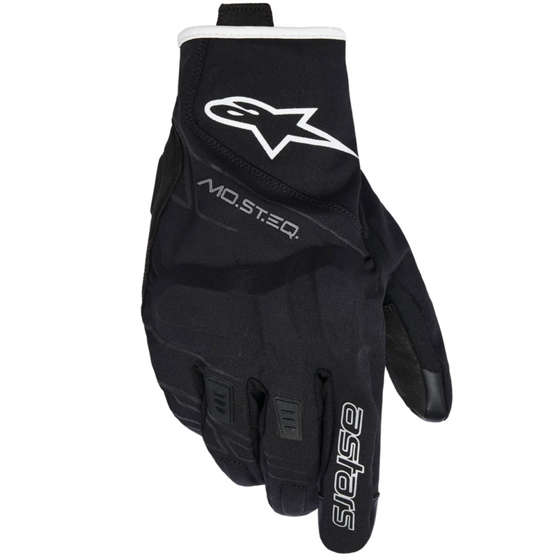 Alpinestars MOBLAST WATERPROOF motoros kesztyű fekete-fehér off white
