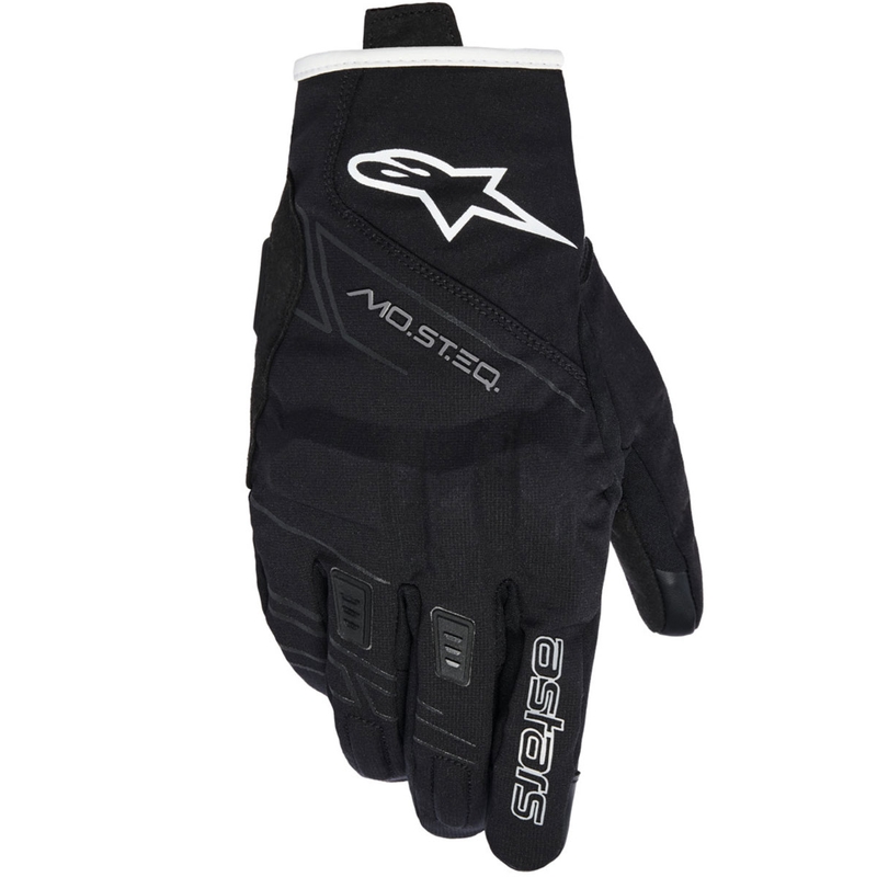 Dámské rukavice na motorku Alpinestars STELLA MOBLAST WATERPROOF černo-bílo off white