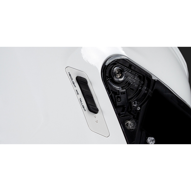 SENA Phantom ANC zárt motoros bukósisak headsettel fényes fehér