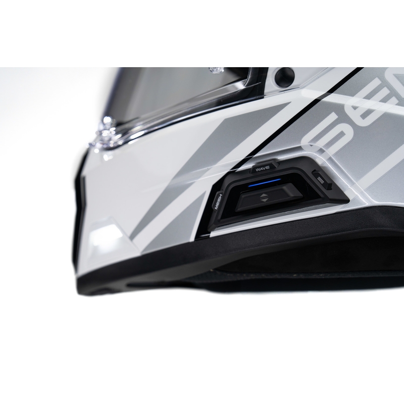 SENA Outlander enduro motoros bukósisak headsettel fényes fehér