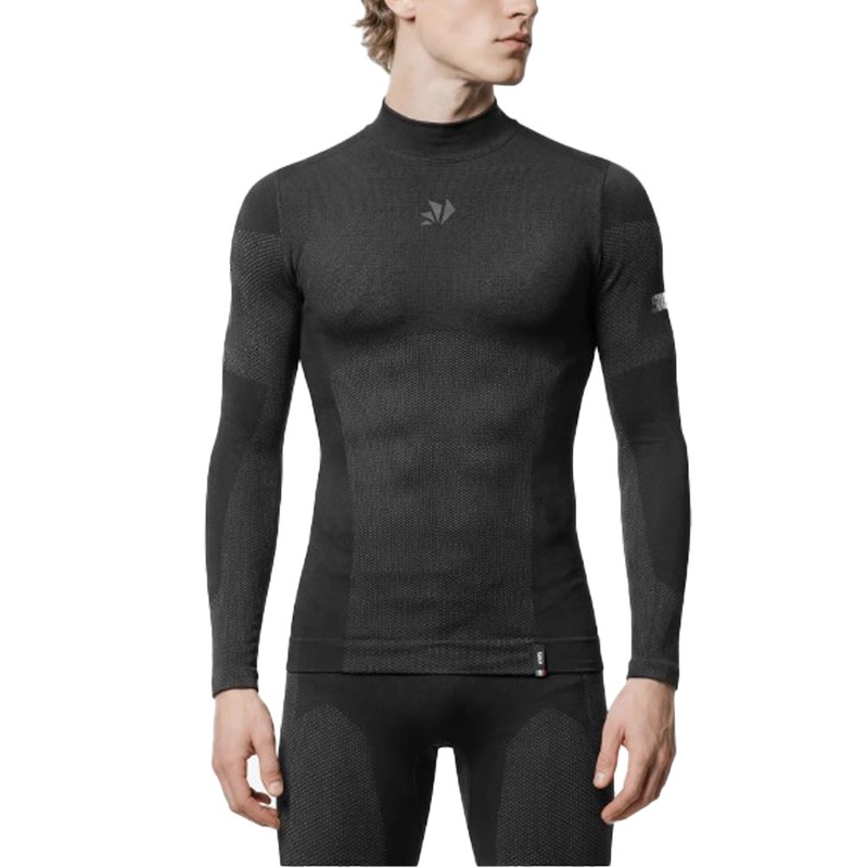 Funkční triko s dlouhým rukávem SIXS BT TS3L V2 černo-tmavě šedé