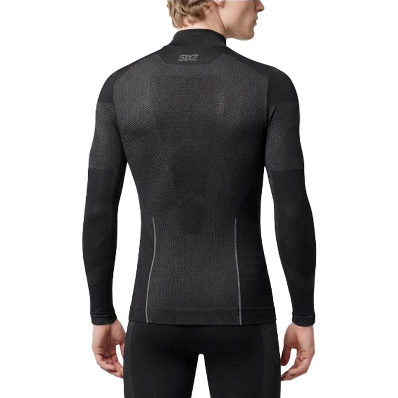 Funkční triko s dlouhým rukávem SIXS BT TS3L V2 černo-tmavě šedé