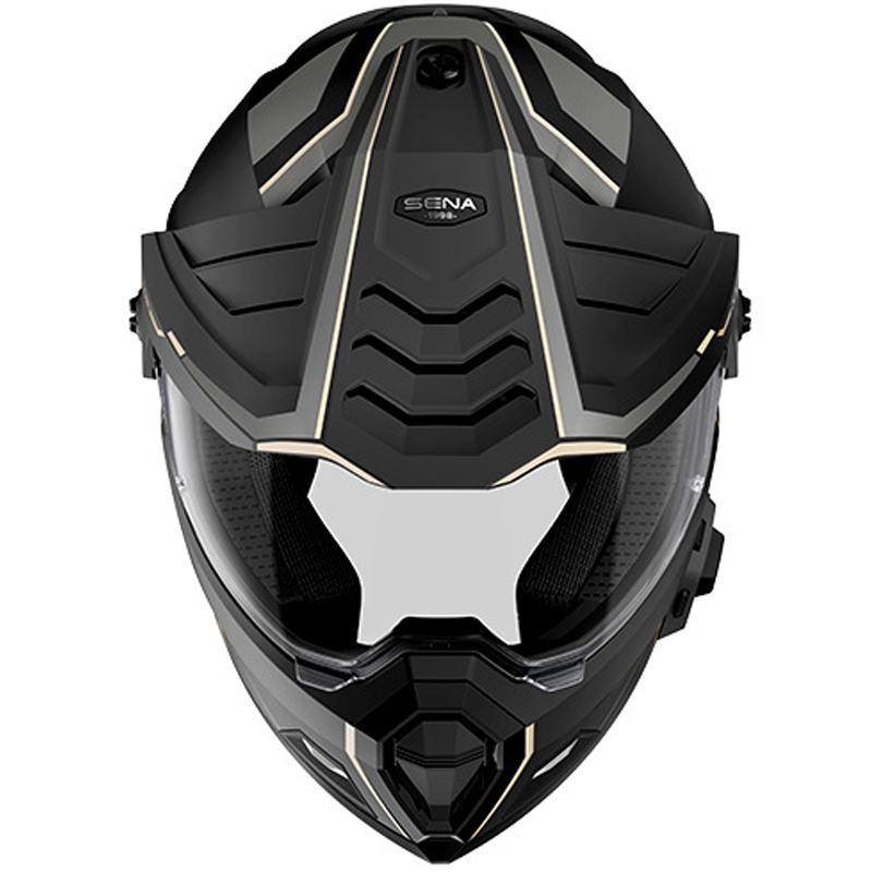 SENA Outlander enduro motoros bukósisak headsettel matt fekete