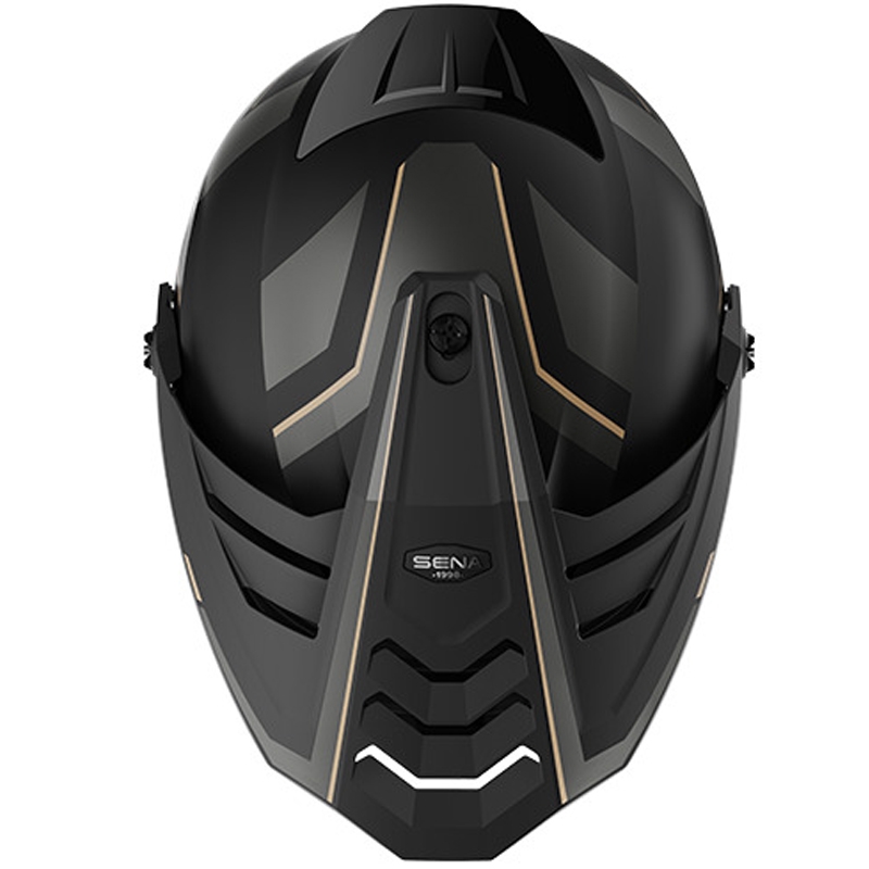 SENA Outlander enduro motoros bukósisak headsettel matt fekete