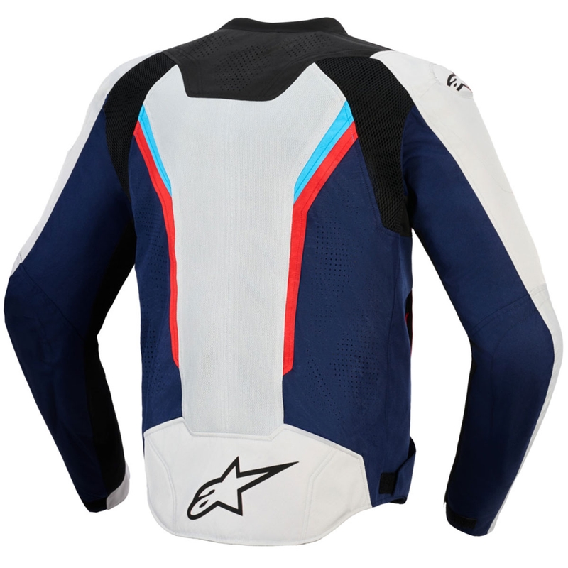Alpinestars AST V3 Air motoros kabát fehér-kék-piros-fekete