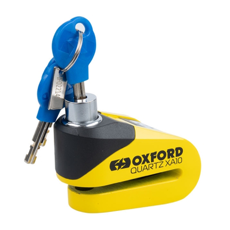 Oxford Quartz Alarm XA10 tárcsafékzár sárga-fekete