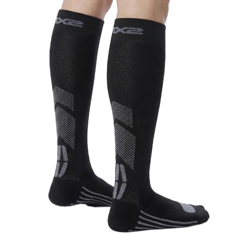 Funkční podkolenky SIXS MOT V3 černo-šedé