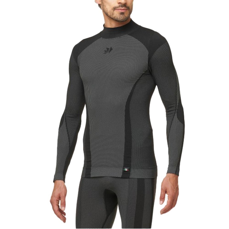 Funkční triko s dlouhým rukávem SIXS TS3 V2 černý carbon