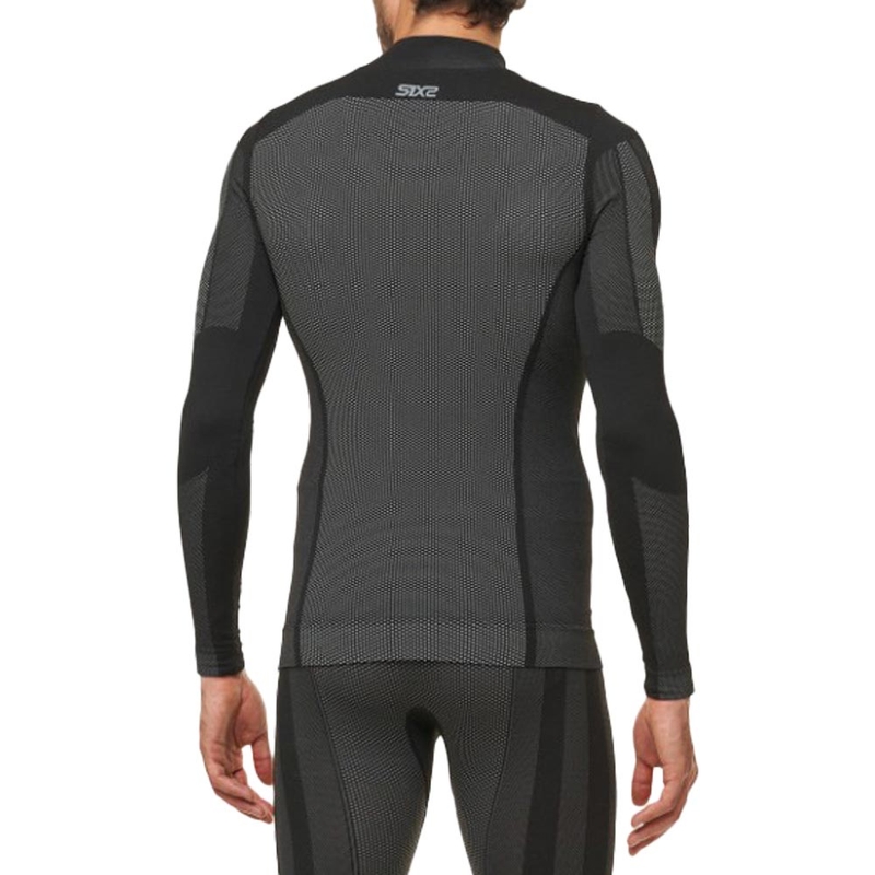 Funkční triko s dlouhým rukávem SIXS TS3 V2 černý carbon