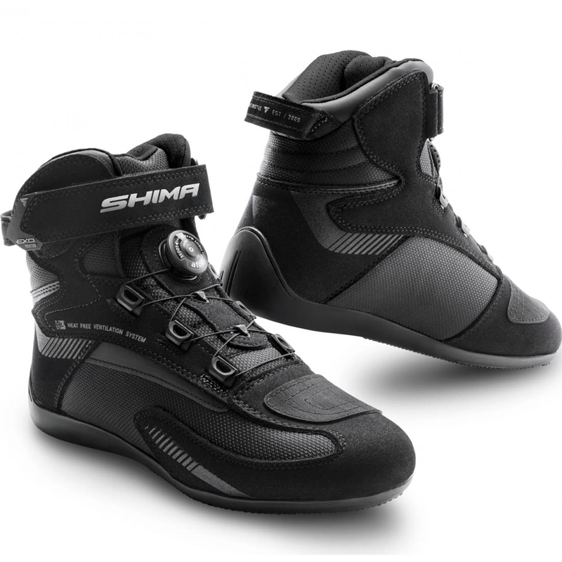 Shima Exo motoros cipő fekete-fekete